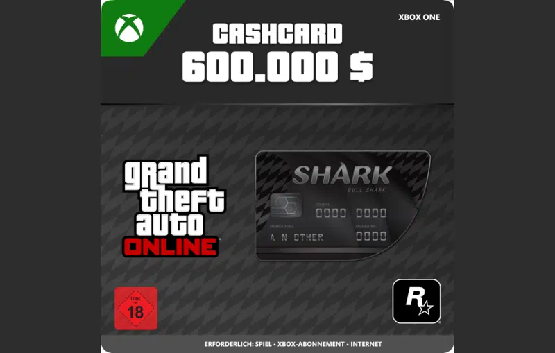 XBOX - GTA Online Bull Shark Cash Card